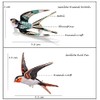 GFM® Swallow Bird Brooch - Christmas, Mother's day, Birthday, Valentines