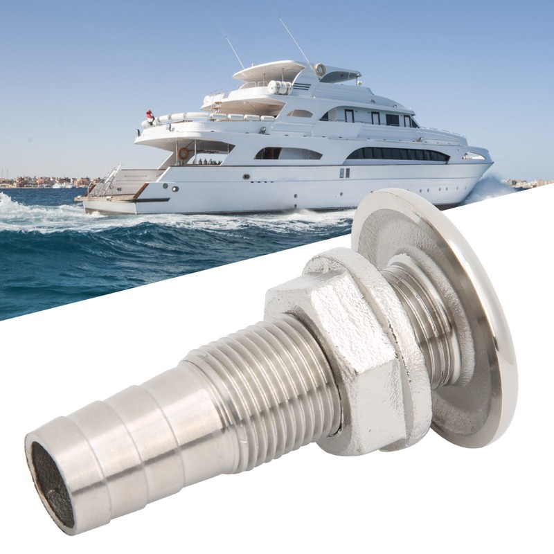 Outdoor Stainless Steel Water Outlet Port Boat Body Bottom Yacht