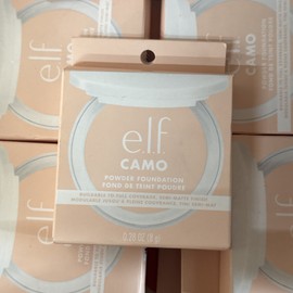 e.l.f. Camo Powder Foundation, 0.28 Ounce (Pack of 1), Fair 100 W - Brand New
