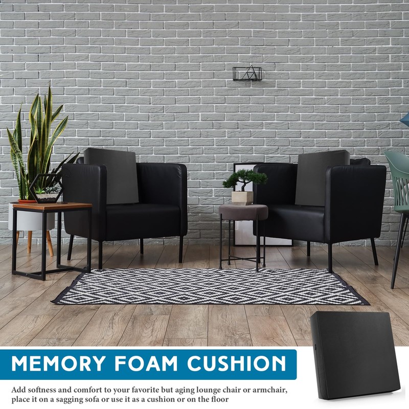 Menkxi Recliner Cushions for Elderly, Thicken Memory Foam Seat Cushion,