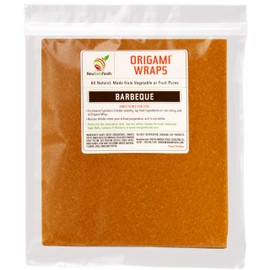 NewGem Barbecue Origami Sushi Wrap, Gluten Free, Paleo, Vegan, Keto Friendly, Low Calorie Sushi Wrap Alternative, Low Carb Tortilla Wraps, (Pack of 1)