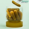 Amaleli Pickle Jar with Strainer Flip Lid – BPA-Free Pickling