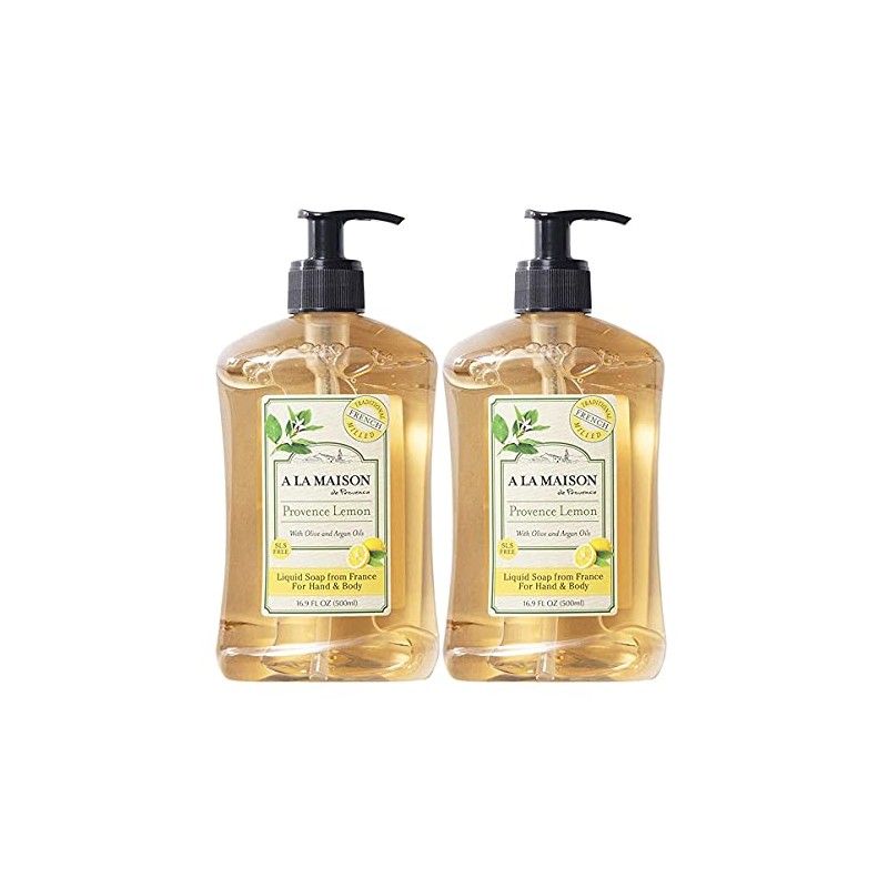 Jabón líquido para manos con limón de Provenza, hidratante natural