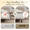 Bed Frame Leg Covers, Reusable Bed Frame Toe Protectors,Bed Frame