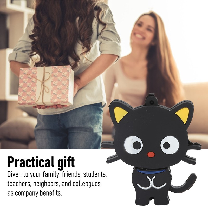 USB 2.0 Flash Drive Cat Shape Universal Memory Stick Cartoon
