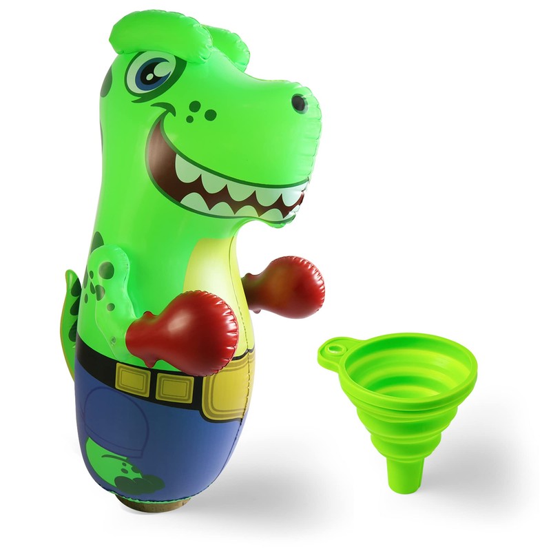 JOYIN Inflatable T-Rex Dinosaur Bopper 47 Inches, Bop Bag Inflatable