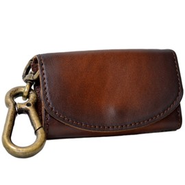 atelier CODEL Tochigi Leather Key Case With Coin Purse, Genuine Leather, Made in Japan - brown -