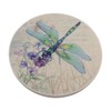 Trinsi Absorbent Ceramic Stone Coasters, Dragonfly,Set of 4 Stone Coasters