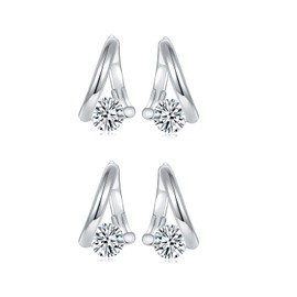 Halolux Lymphvity Germanium Earrings Atheniz Lymphatic Earrings Lymphatic Drainage Earrings Dainty CZ Zircon Earrings for Women Jewelry Gifts(S+S)