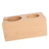 Wooden Coffee Tamper Station Stable Prevent Slip Coffee Tamper Holder
