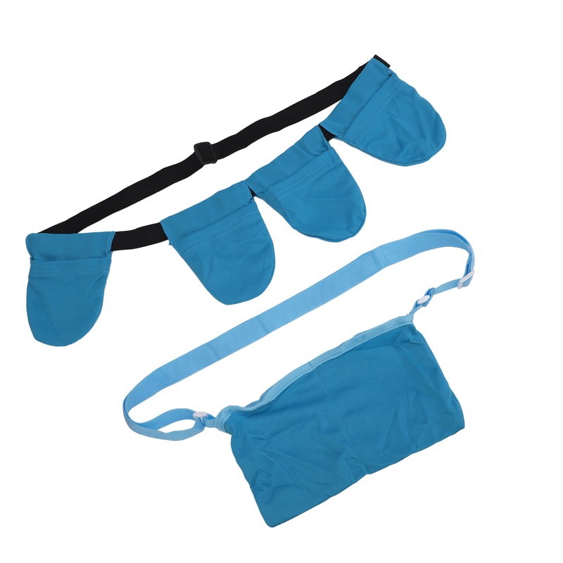 Blue Breast Surgery Drainage Bag Breathable Mastectomy Drain Holder with