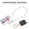 OW-Travel Cable Lock with Key (1) Suitcase Lock Padlock Luggage