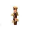Chubby Natural Wooden 4 Hole Suet Log Feeder For Garden