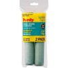 Purdy Parrot Mohair Blend 1/4 in. x 6.5 in. W For Very Smooth Surfaces 2 pk Paint Roller Cover Mini