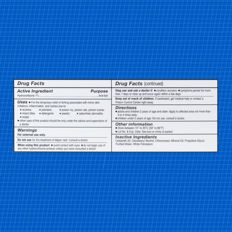 CareAll Hydrocortisone Cream 1% (144 Pack), 0.9gr Foil Packet. Maximum