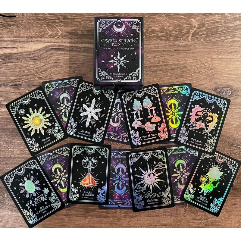 Crystalstruck Tarot: Limited Silver or Gold Holographic Edition - Color: