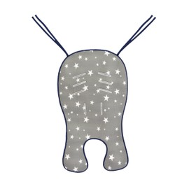 BABYHOPPER WKBH00701 Reversible Baby Car Seat, Gray Star & Marine (For Strollers)