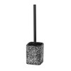 Terrazzo Toilet Brush Set Black