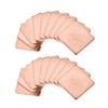 sourcing map Flat IC Chipset Thermal Copper Heatsink for CPU