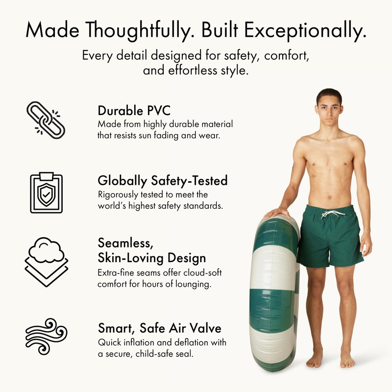 Petites Pommes Pool Tube for Adults - Durable Inner Tube,