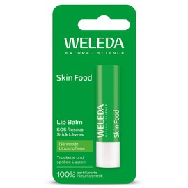 WELEDA Bio Skin Food Lip Balm - Nourishing, Repairing & Vegan for Smooth, Soft Lips (1 x 4.8 g)
