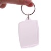4cm x 5.5cm/1.57'' x 2.16''Clear Acrylic Blank Passport Photo Image