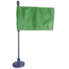Green Assembly Line Flag with Magnetic Base and Flexible Flag
