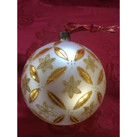 Waterford NEW FLAWLESS Exquisite WATERFORD Glass EPIPHANY Christmas ORNAMENT 4” Ball