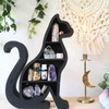 Wooden Gothic Crystal Display Décor Shelf Essentials Storage - Style: