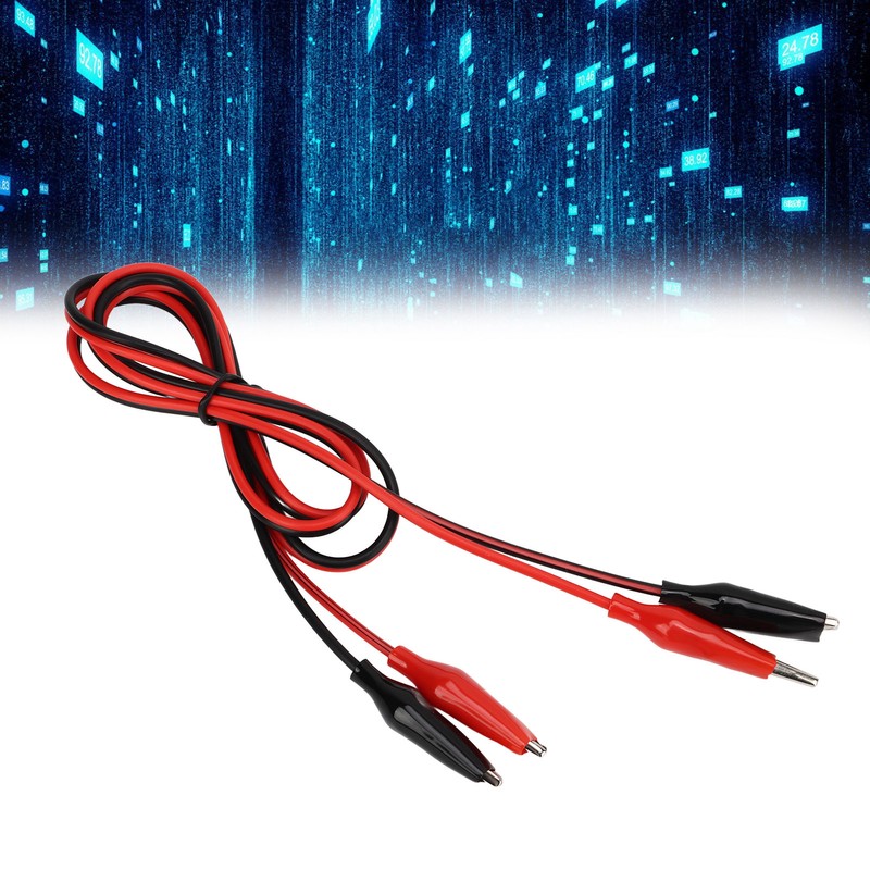10Pcs Electrical Alligator Clip Dual Ended Alligator Clamps Test Leads
