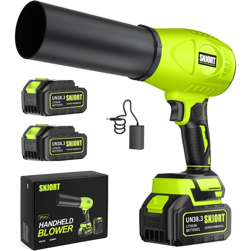 Cordless Leaf Blower with Battery and Charger Lightweight Handheld Electric