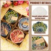 Yoande 12 Pcs 3.3 Inches Small Ceramic Bowls Mexican Pottery
