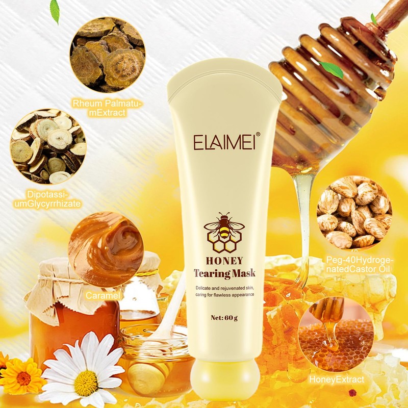 Honey Tears Mask, Moisturising Face Mask, Skin Firming & Rejuvenating