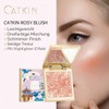 CATKIN Rouge Blush, Baked Powder Blush and Highlighter 2 in
