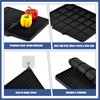 KR KITCHENRAKU Dish Drying Mat 40 x 33 cm Black
