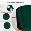 Yakamok 100% Blackout Curtains for Bedroom 84 Inch Length, Emerald