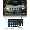 LUMENIX White Amber LED Surface Mount Strobe Flashing Lights Kit
