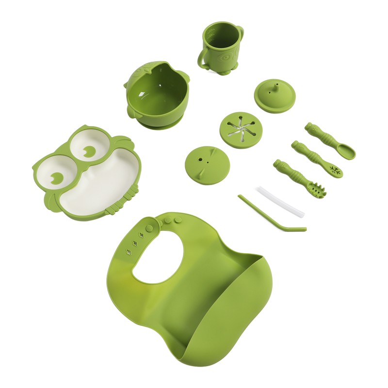 Baby Led Weaning Supplies Owl Shape Teether Safety Strong Suction