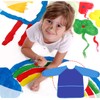 Fangehong 4 Pack Kids Aprons for Painting, Kids Art Aprons,