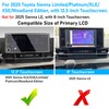 TTCR-II Compatible with 2025 Toyota Sienna Screen Protector 12.3 Inch