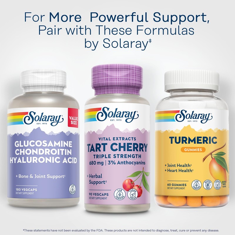 SOLARAY Triple Strength Tart Cherry Extract with 3% Anthocyanins -