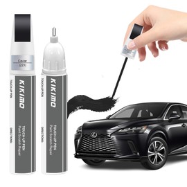 KIKIMO for Lexus Touch Up Paint(Caviar(223)), Car Paint Repair Kit for Lexus, 2 In 1 Scratches Repair with Pen Tip and Brush, Color-Matched for Quick & Easy Fix