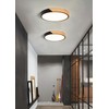 Qamra LED Ceiling Light, Ceiling Light, 30 cm, Black Ceiling