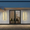 Modern LED Wall Light IP43 Waterproof Garden Strip Wall Lamp