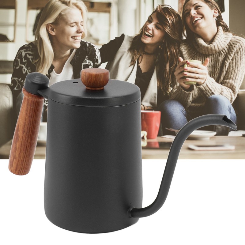 Pour Over Coffee Kettle with Gooseneck Spout Stainless Steel 20oz