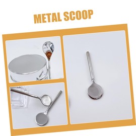 Mikinona Essential Metal Scoop for Eye Cream Face Masks Skincare Tool Comfortable Grip