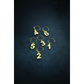 Viski Belmont Gold Plated Wine Charms