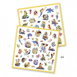 Djeco : Stickers - Mermaids