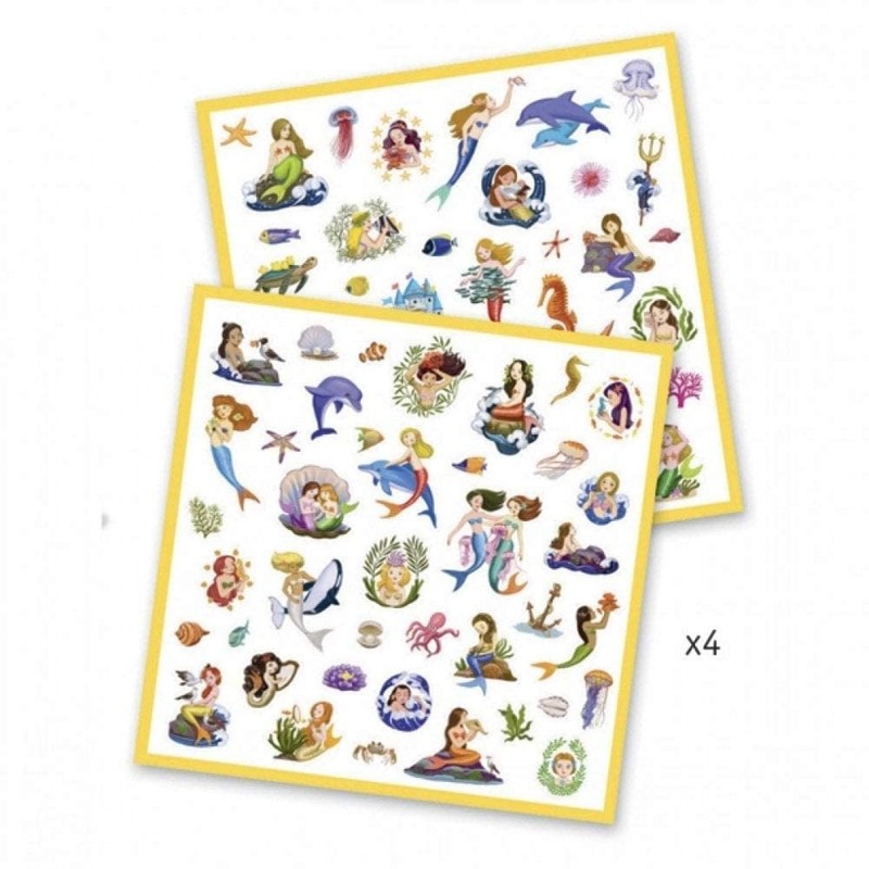 Djeco : Stickers - Mermaids