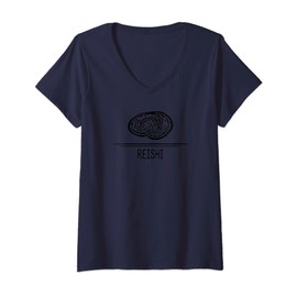 Womens Reishi Mushroom V-Neck T-Shirt